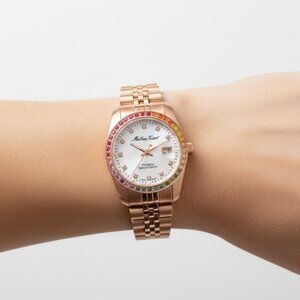 NWT Mathey-Tissot Fashion Ladies Quartz Steel Authentic Watch